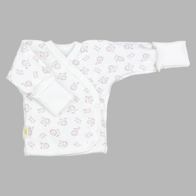 Распашонка Little King Чуди Кидс 445425Б-34 молочный 01